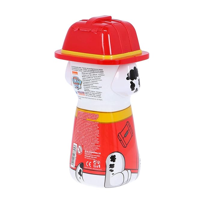 Air-Val International Paw Patrol 2in1 Shower Gel &amp Shampoo 2D Marshall 400ml