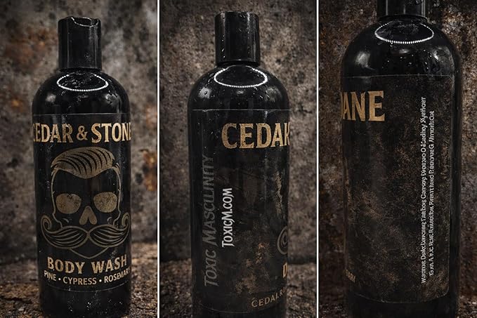 Toxic Masculinity Cedar &amp Stone Men's Body Wash