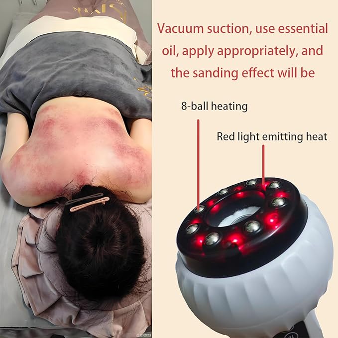 Electric Handheld Cupping Massager 9 Adjustable Suction Levels for Anti-Cellulite MassageLymphatic DrainageDeep Tissue MassageMuscle Recovery&amp Skin FirmingPain Relief Portable for Legs Arms