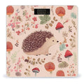 Lovely HedgehogScale for Body Weight with LCD High Precision Weighing Scales Fashion Sturdy Tempered Glass Weight Scales Easy-to-Read Digital Bathroom Scale for Daily 400lb