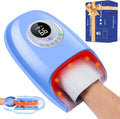Hand Massager with Heat and Compression for Arthritis Carpal Tunnel Relief Massagers with 3D Kneading Rollers Cordless Wrist Finger Massager with Fan Cooling for Finger Numbness Gifts for Mom Dad