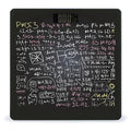 Math FormulaScale for Body Weight with LCD High Precision Weighing Scales Fashion Sturdy Tempered Glass Weight Scales Easy-to-Read Digital Bathroom Scale for Daily 400lb
