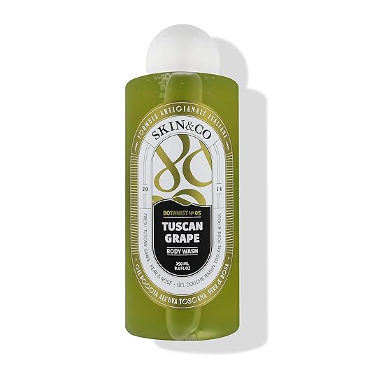 SKIN&ampCO Italian Escape Body Wash Set 9-Piece All-Natural Body Care Collection 8.4 FL OZ Each – Luxury Body Wash Inspired by Amalfi Coast Sicily Umbria Sardinia Tuscany Made in Italy