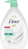 Dove Body Wash with Pump With Skin Natural Nourishers Sensitive Skin For Instantly Soft Skin And Lasting Nourishment 1 l-fragrance-free