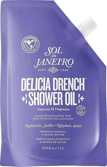 Sol de Janeiro Delicia Drench Shower Oil | Deeply Nourishing Body Wash