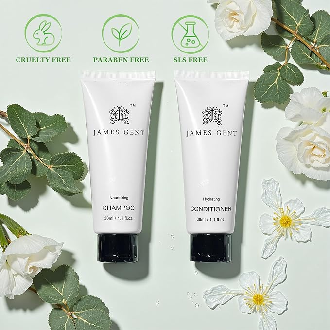 Travel Size Body Wash Bulk 300 Pack Individually Wrapped Shower Gel Hotel Size Bath Gel Aloe and Green Tea Extract Infused Hotel Toiletries and Supplies for Guests