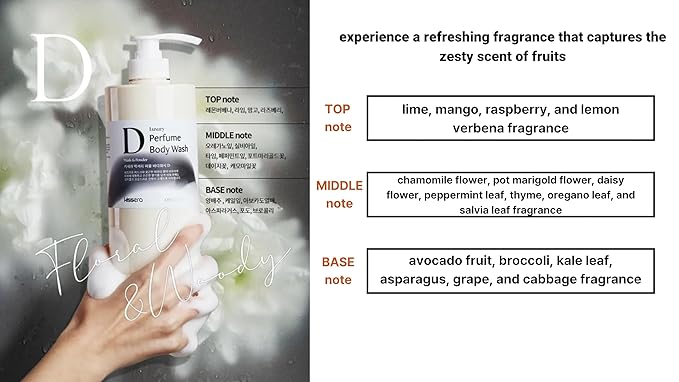 Scented Body Wash 3 Variants (L: Lavender – calming and relaxing lavender scent)
