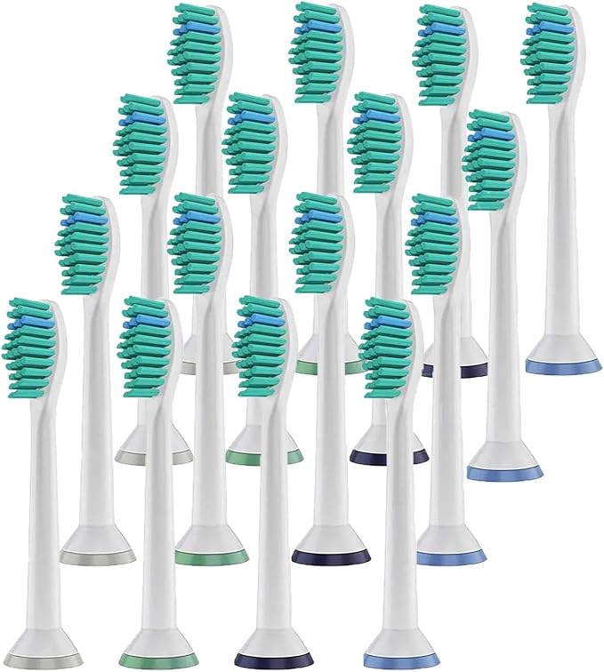 Replacement Toothbrush Heads Compatible for PH Soft Electric Brush Head 4100 6500 6100 7500 5300 1100(16pcs)