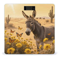 Donkey &amp Desert Scale for Body Weight Sturdy Tempered Glass Weighing Scales with LCD Display Accurate Digital Bathroom Scale Convenient Body Fat Smart Scales Easy Read