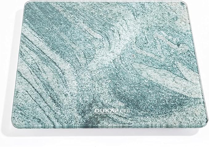 DUKAP Life Digital Bathroom Body Weight Scale with LED Display Backlight Highly Accurate Weight Scale for Family Use and Weight up to 400 lbs (Turquoise Marble)