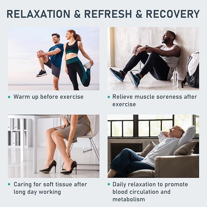 QUINEAR Air Compression Recovery System Professional Sequential Device for Massage Therapy Foot and Leg Recovery Boots to Improve Circulation for Athletes FSA-HSA Eligible (Large)