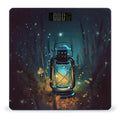 Fireflies and Lantern Scale for Body Weight High Precision Digital Weight Scales with LCD Display Anti-Slip Sturdy Slim Tempered Glass Bathroom Scale for Home Use