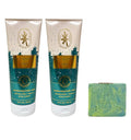 Bath &amp Body Works Aromatherapy Eucalyptus Pine - 2 Moisturizing Body Wash with a Fresh Forest Bar Soap