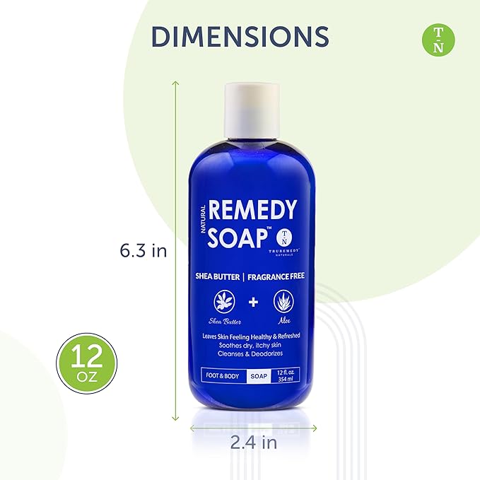 Truremedy Naturals Body Wash 5-pack (12 oz Each) - Tea Tree &amp Peppermint Tea Tree &amp Lemongrass Eucalyptus &amp Rosemary Lavender and Fragrance Free