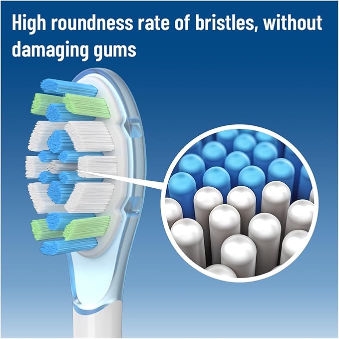 Compatible with Xiaomi Mijia Soundwave Sweeping Electric Toothbrush Pro Head Mes609/610(Mes609or610-10Pcs)