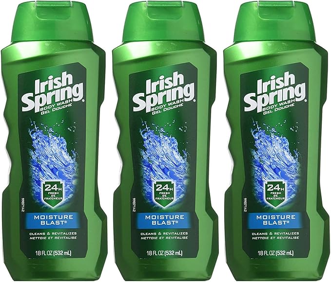 Irish Spring Body Wash Moisture Blast 18 oz (Pack of 3)
