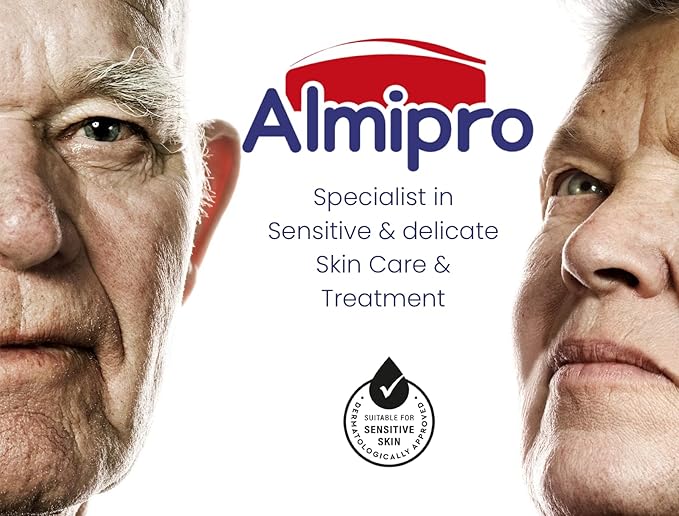 almipro Delicate Sensitive Skin Care Bundle – Extra Moisturizing Cream and Soothing Moisturizing Body Wash for Delicate Skin – Nourish protect and repair Skincare Duo of 15.87 oz. Jar + Bottle 1