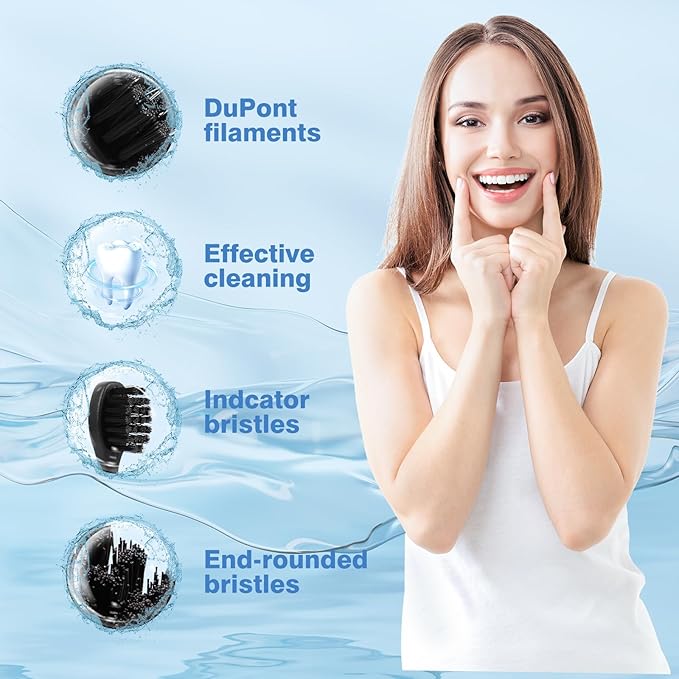 Pcs Replacement Toothbrush Heads for Curaprox Hydrosonic Electric Toothbrush Adults White