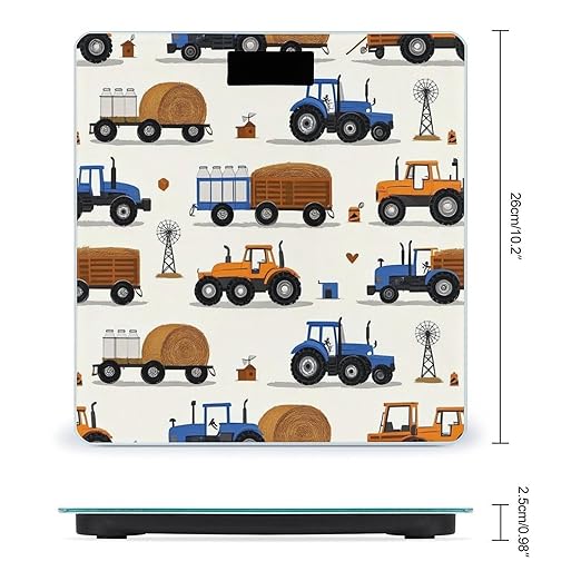 Women's Fashion Automatic Switch Digital Bathroom Weighing Scale Smart Scale Farm Cars Tractor Truck