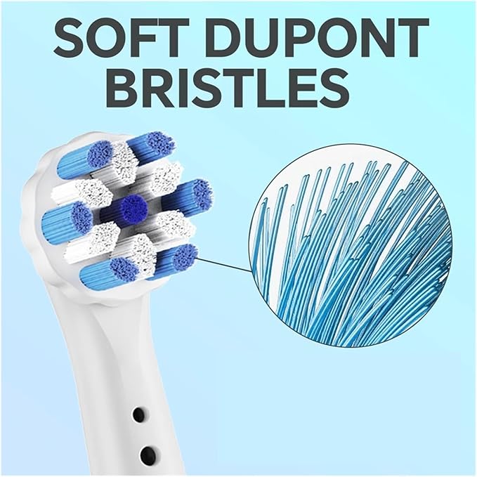 Compatible For Oral B IO Electric Toothbrush Replacement Brush Heads Toothbrush Head Refills For IO 2 3 4 5 6 7 8 9 10 Series(Black-12 Pcs)