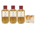 Bath &amp Body Works Whipped Rose Latte 3 Shower Gels with a Peach Gardenia Sample Soap