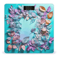 Leaves Scale for Body Weight Precision Bathroom Weighing Scales with Back Lit LCD Display Sturdy Tempered Glass Body Weight Scales Digital Bathroom Scale 400lb