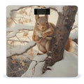 Squirrel on Tree Scale for Body Weight Accurate Digital Bathroom Scale Toughened Glass High Precision Scales Smart Weight Scales with Large LCD Backlight Display Weighing Machine