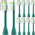 10Pack Toothbrush Replacement HeadsCompatible for Philips One Series Sonicare Rechargeable HY1200/06 BD1003/AZ(Green)