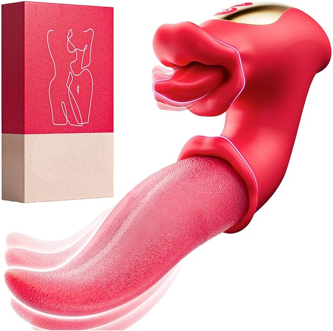 Portable Vibrating Massager -Clitioral Sucker Relaxes Muscles Viboators Toy 10 Modes Couples - for Body and Back Foot Silent Personal for Sports Massage Adult Tools Relaxation (Red)