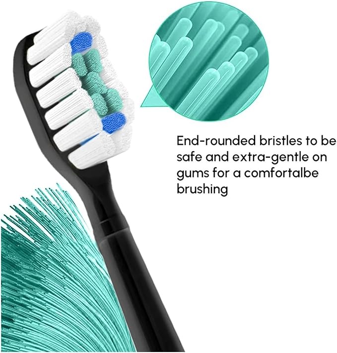 8 Pcs Replacement Toothbrush Heads Compatibility for Diamond Clean Electric Brush Head Hx6920 4100 5100 6100 1100