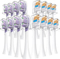Replacement Toothbrush Heads Compatible with Philips Sonicare Click-on Handles Replacement Brush Head Electric Toothbrush Head 16 Pack