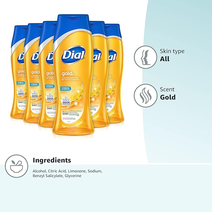 Dial Body WashAdvanced Clean Gold16 fl oz(Pack of 12)