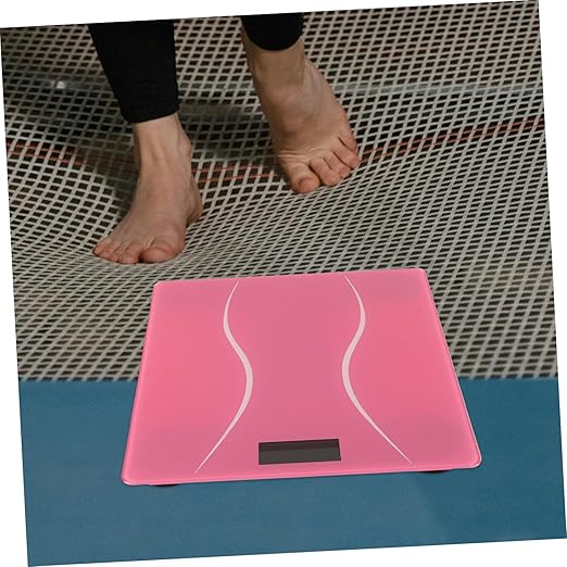 HEALLILY Portable Digital Scale for Women Accurate Rechargeable Electronic Weighing Tool Bathroom Scale for Home Decor Compact and Stylish Design for Family Use