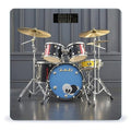 Cool Drum Set Scale for Body Weight Accurate Digital Bathroom Scale Toughened Glass High Precision Scales Smart Weight Scales with Large LCD Backlight Display Weighing Machine