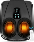 Shiatsu Foot Massager Machine with Heat Plantar Fasciitis Feet Massager with Remote Deep-Kneading Compression HSA Store Eligible FSA Foot Warmer for Home Office Neuropathy Pain Relief for Feet