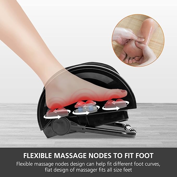 Snailax Foot Massager with Heat Shiatsu Feet and Calf Massager Machine for Plantar Fasciitis Neuropathy Improve Circulation Foot Leg Massager Gifts(Without Remote Control)