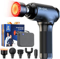 BOB AND BRAD T2 Ultra Massage Gun with Heat and Red LED Therapy Heated Deep Tissue Massager for Athletes FSA Professional Percussion Massager for Muscle Relief Portable Massagers HSA Eligible
