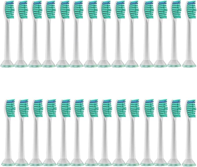 20/36pcs Replacement Toothbrush Heads Compatible For Philips Electric Brush Head 1100 2100 4100 4300 5100 5300 6100 6500 Etc(36pcs)