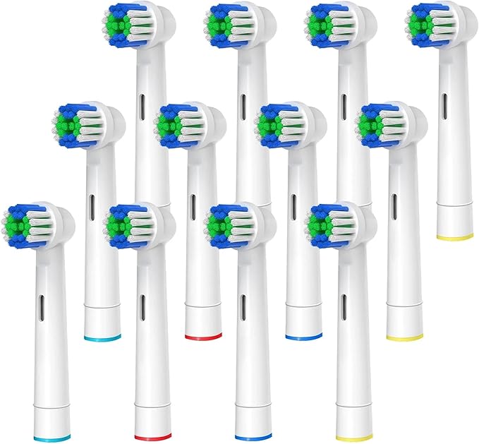 Replacement Professional Electric Toothbrush Heads Compatible For Braun Compatible For Oral B Brush Heads(12pcs)