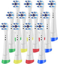Compatible For Oral B IO Electric Toothbrush Replacement Brush Heads Toothbrush Head Refills For IO 2 3 4 5 6 7 8 9 10 Series(White-12 Pcs)