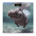 Diving Hippo Digital Bathroom Scale for Body Weight Weighing Scale with Backlit LCD Display High Precision Measurements &amp Measures Weight Up to 180kg