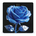 Blue Rose Weight ScaleClear LED Display Bathroom Digital Weighing ScaleTempered Glass Digital Bathroom Scale for Body Weight Capacity Up to 400 Lbs