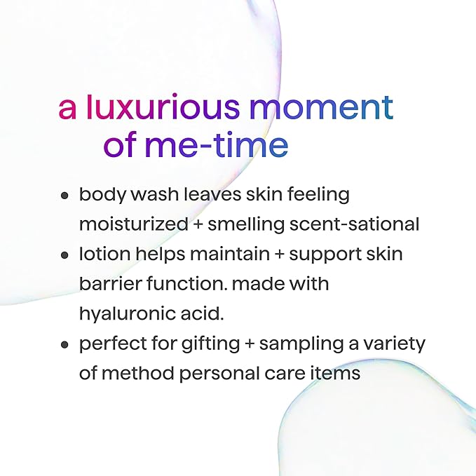 Method Body Wash (18oz) and Lotion (14oz) Gift Set Simply Nourish