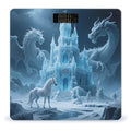 Cold Castle Weight Scale Large Digital Bathroom Scales with Bright LED Display Non Slip Digital Scale and Step On Fashion Weighing Machine for Body