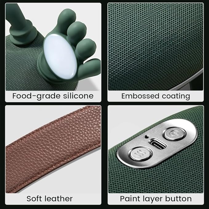 Shiatsu Neck Massager with Heat 4D Kneading &amp Deep Tissue Massage for Neck and Back Portable Wireless Massager for Shoulder Pain Relief at Home Office and Car