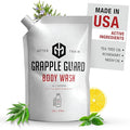 Natural Liquid Soap Body Wash | Grappling Inspired Unisex Body Wash Suitable for All Skin Types with Tea Tree Oil Neem Oil and Rosemary Extract - Citrus/Tea Tree Scent (16oz) Refill