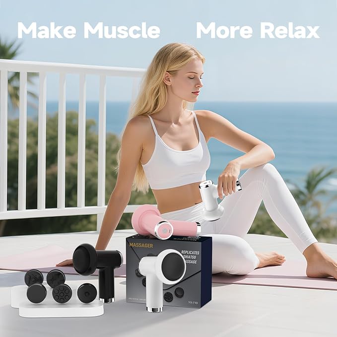 Anti Cellulite Massage Tool Body Sculpting Machine for Women Lymphatic Drainage Device with Lipo Roller Handheld Home Use for Belly Fat Stomach Thighs &amp Buttocks Sculpting (White)