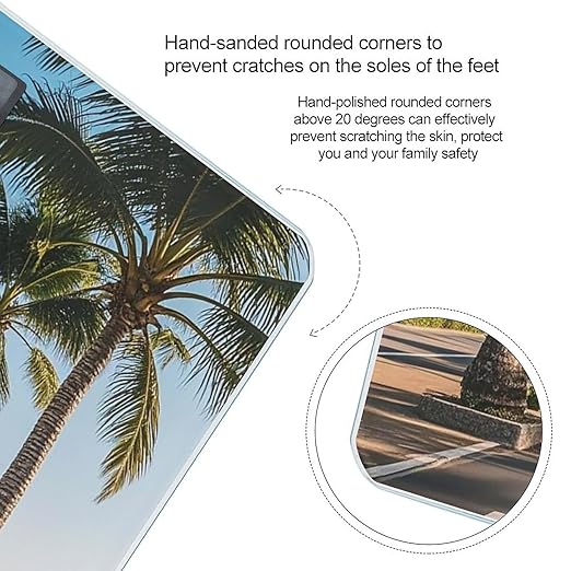 Coastal Highway Scale for Body Weight Smart Scales Digital Bathroom Scale High Precision Weighing Scales with Large Display Weighing Machine for People