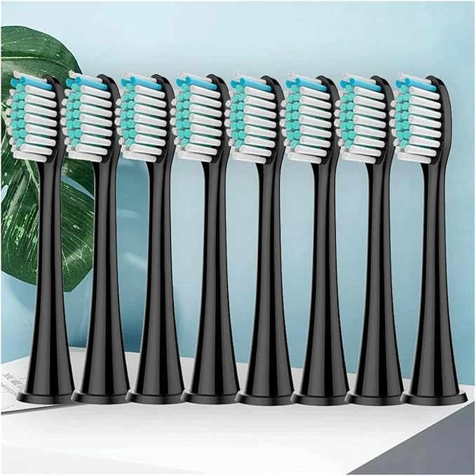 4/8/12/16/20PCS Replacement Toothbrush Head Compatible Withz Compatible for Phil Sonic Electric Refills Fit Diamond Cleaning(Gold)
