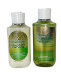 Bath &amp Body Works Coconut Lime Verbena Body Lotion and Body Gel Wash 2 Piece Set